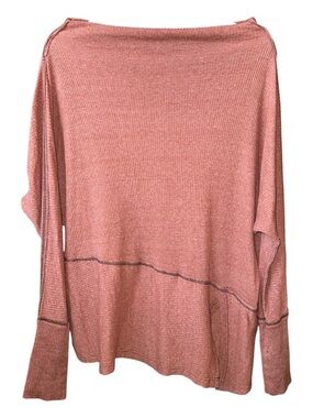 We The Free Off-the-Shoulder Ribbed Sweater in Acorn